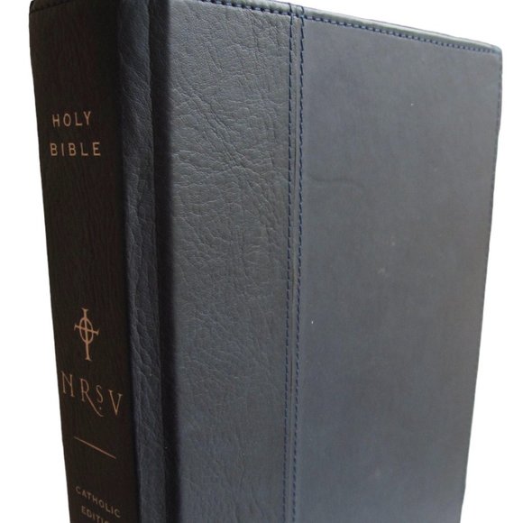 NRSV Holy Bible Catholic Edition Anglicized Text 2007 Harper Leather Touch HC - Picture 1 of 10